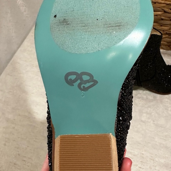 Betsey Johnson SB-Diva Black Rhinestone Cowboy Boots Size 6M (New) - Picture 5 of 8